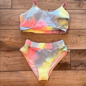 Cupshe Colorful Tie-Dye Bikini Set